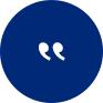 Blue Circle Quotation Mark